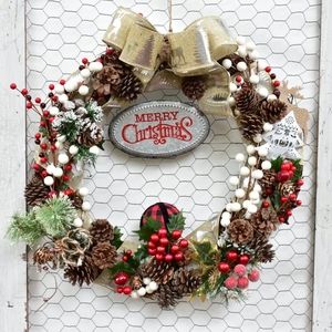 🆕 Handmade Quality Products Christmas Wreath 🎄🦌